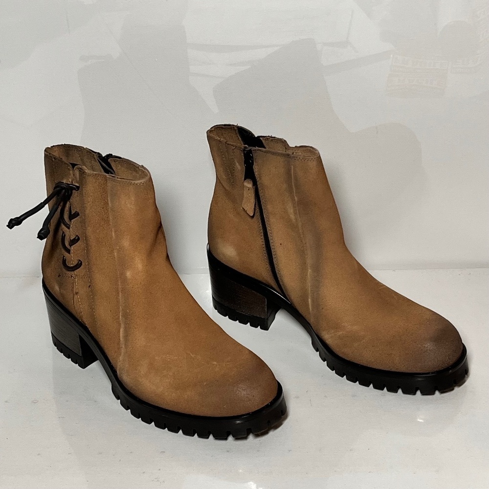 Miz Mooz Maiden Leather Heeled Ankle Boots